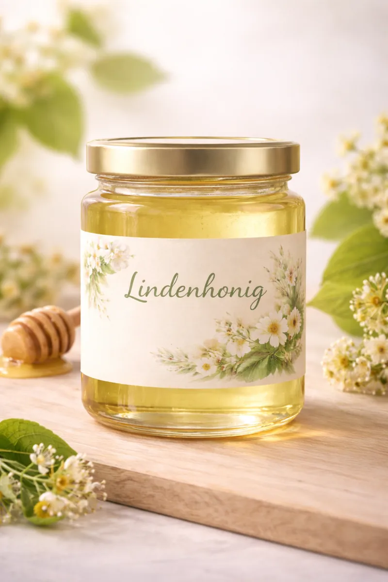 Lindenhonig im Glas